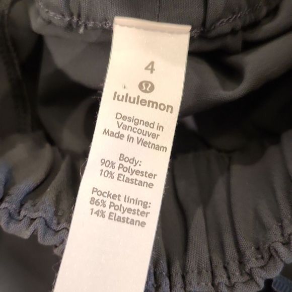 Lululemon On The Fly Skirt 21" GravityGreen Unlined Drawstring Pockets size 4! - Picture 6 of 13